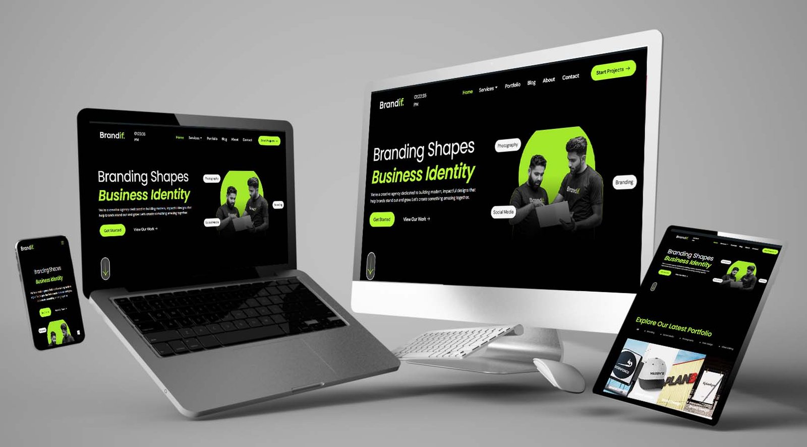 How I Designed a Stunning Website for Moiz Awan’s Creative Agency